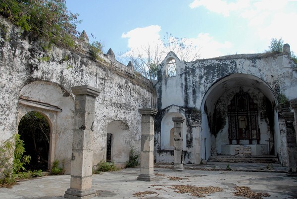 San Mateo, nave & apse - Mopilá, Yucatán