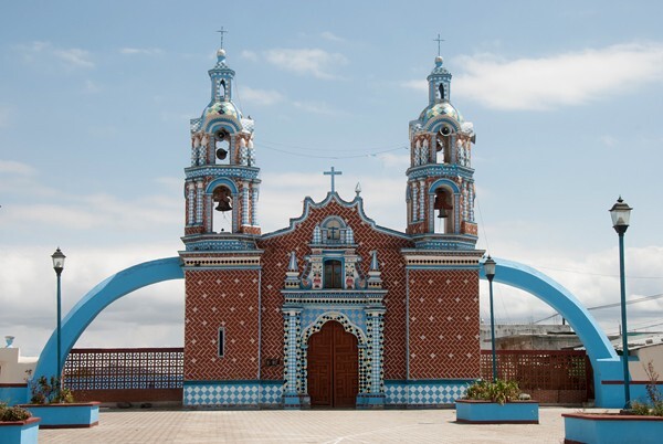 Libres, Puebla, La Asunción, façade - Puebla