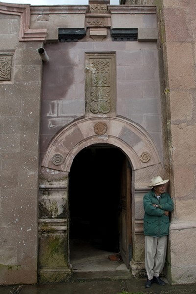 Hospitalito, lateral portal - Nahuatzén, Michoacán