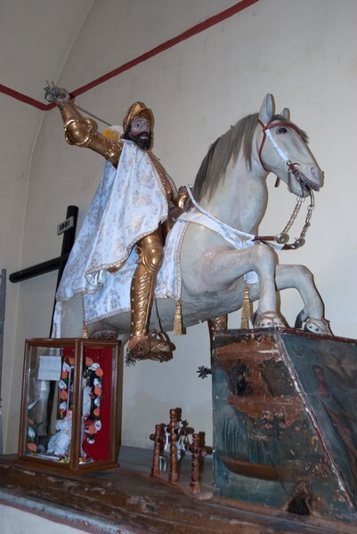 Santa María, nave sculpture, St. James the Moor Slayer - Chiconautla, México