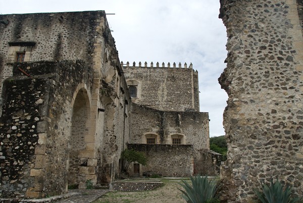 Metztitlán, Los Santos Reyes, East wall & apse - Hidalgo
