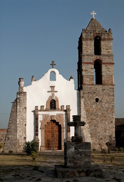 Façade, bell-tower & atrial cross - San Jerónimo