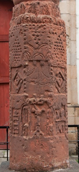 San Francisco, atrial cross, shaft closeup - Pátzcuaro, Michoacán