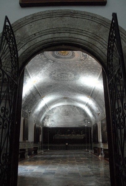 Morelia, Michoacán, San Agustín, sacristy portal - Cities / Towns, letters M, N & O