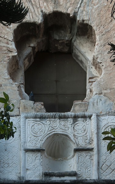 South portal niche & oculus - Guila, Oaxaca