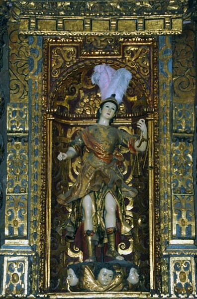 High altar, St. Michael Archangel - San Miguel Tecamachalco