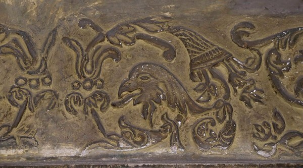 Nave, dado relief - San Pablo, nave, sacristy & cloister