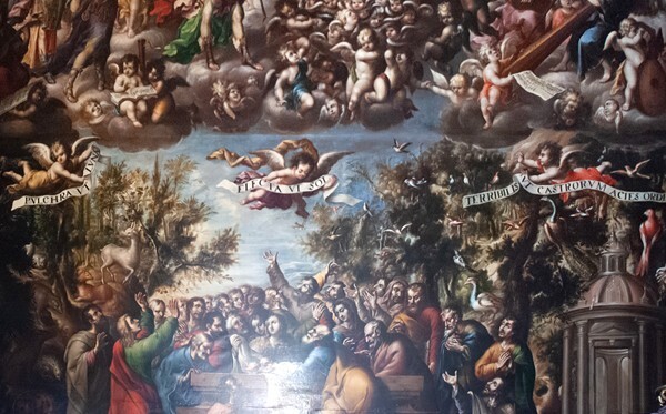 Sacristy painting detail - Catedral de La Asunción