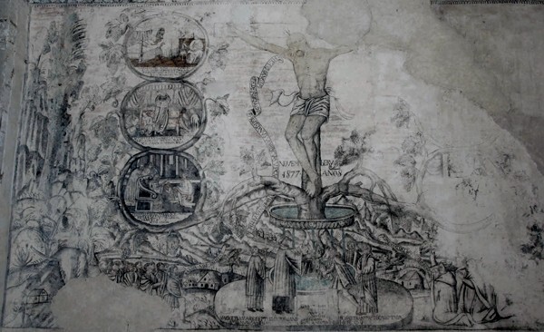 Crucifixion - Portería murals