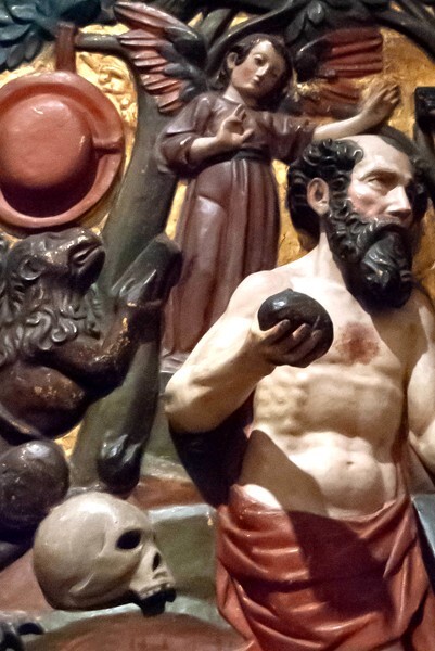 St. Jerome, detail - Museo Franz Meyer (ex Convento de San Juan de Dios)