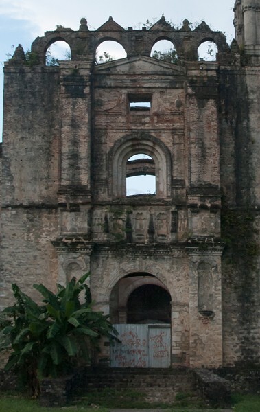 Santo Domingo, façade - Tecpatán (ruins), Chiapas