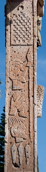 Atrial cross shaft, side view - San Jerónimo
