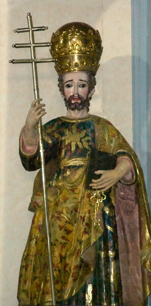San Pedro, nave sculpture, St. Peter - San Pedro Atocpan, México