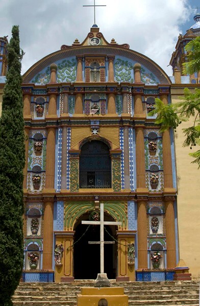 Façade - Santa Ana, façade, atrial wall & posa chapel