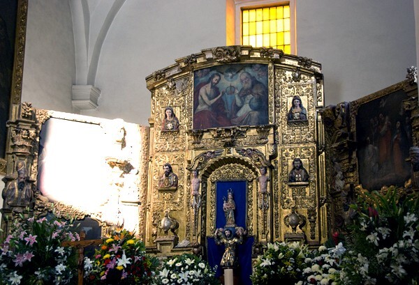 Santa María de La Visitación, high altar - Tepepan
