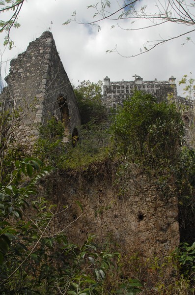 San Juan Bautista, Camarín de la Virgen & apse - Tixcacaltutyub, Yucatán