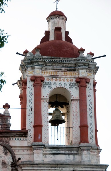 Santa Ana, right bell-tower - Santa Ana del Valle, Oaxaca