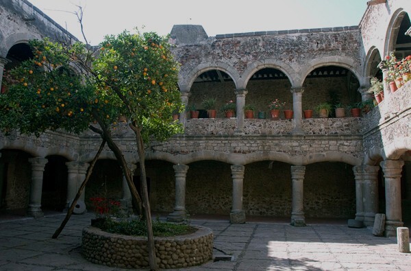 San Miguel Arcángel, cloister - Coatlinchán, México