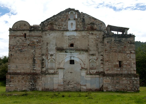 San Pedro, rear (former façade) - Nexicho, Oaxaca