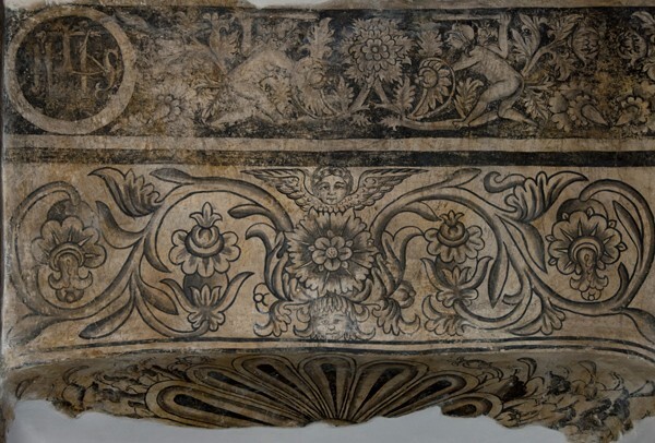 Prior's cell mural - San Miguel Arcángel