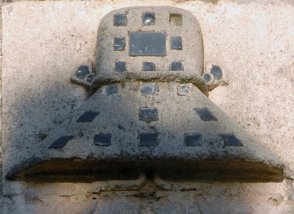 Façade, central relief detail - San Agustín