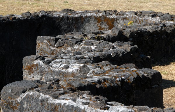 Atrial cistern, border wall detail - Santa Ana