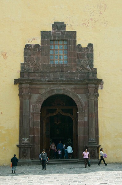 San Bernardino, main portal - Xochimilco