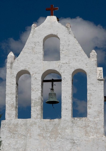 San Juan Bautista, espadaña - Yolotepec, Hidalgo