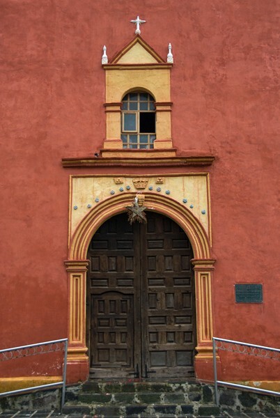 San Esteban, façade afliz & main portal - Tepetlixpa, México