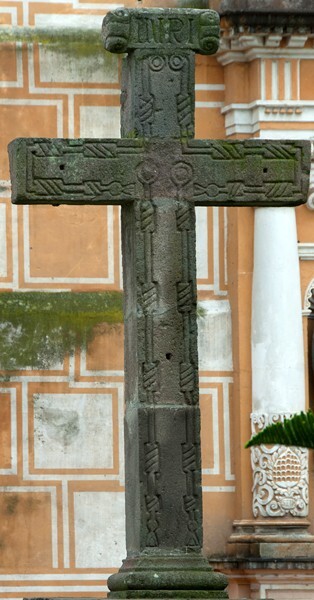 La Purísima Concepción, (Jerusalem) atrial cross - Ozumba, México