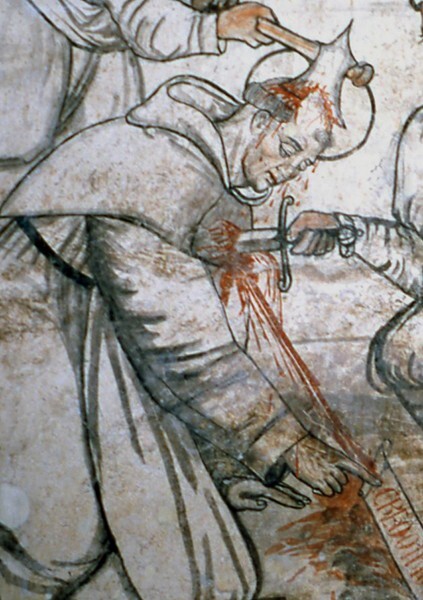 Santo Domingo, anteportería mural - Izúcar de Matamoros, Puebla