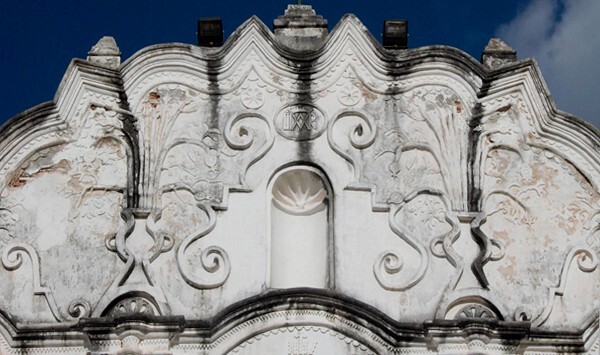 San Bartolo Apóstol, façade gable - San Bartolo Yautepec, Oaxaca