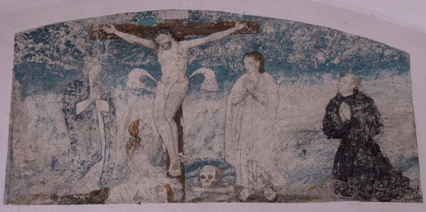 Convento mural, Crucifixion - San Pedro Apóstol