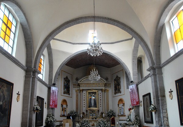 Chapel nave - ex-Hacienda Santa Mónica