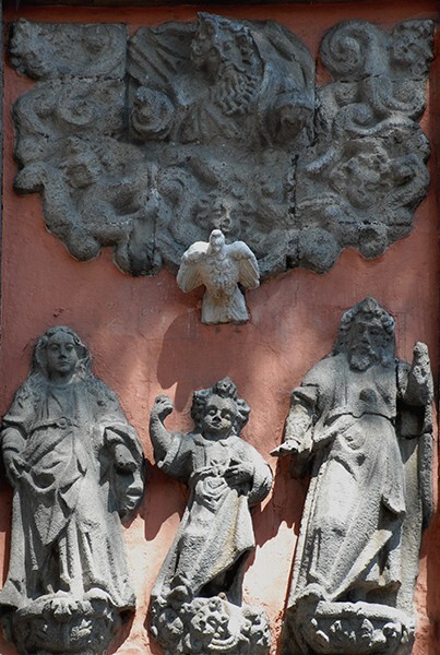 Façade, second tier reliefs - San Rafael