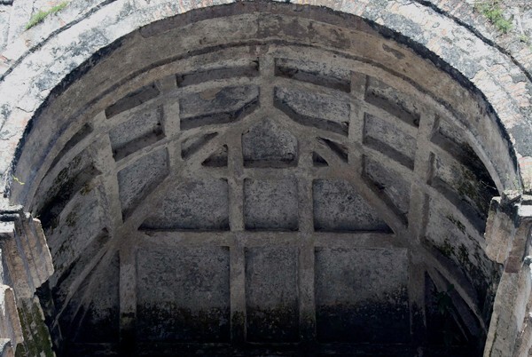 Apse, coffered barrel vault - Tapalapa, Chiapas
