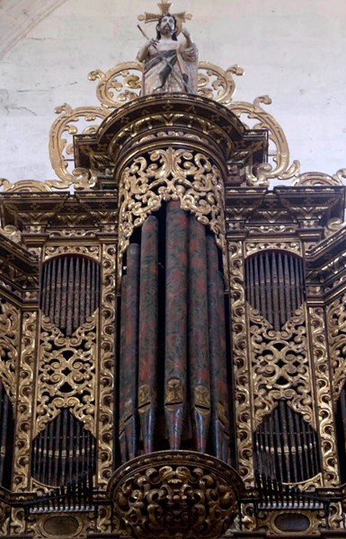 Organ pipes, detail - Organ