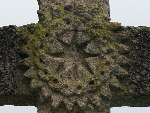 Atrial cross, front crossing - Cloister, convento, capilla abierta & posas, atrial cross