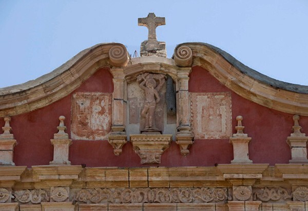 San Sebastián, façade gable - Venado, San Luis Potosí