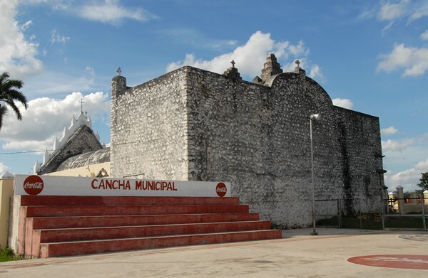 San Martín, apse (capilla abierta) - Tixpehual, Yucatán