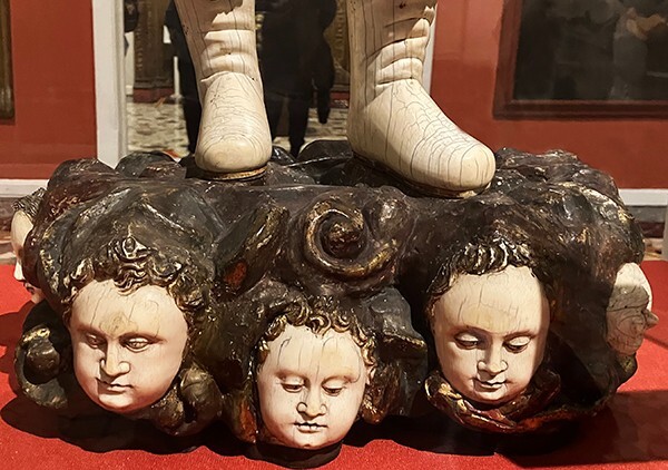 Philippines, St. Michael, detail - Guadalupe Basilica Museum