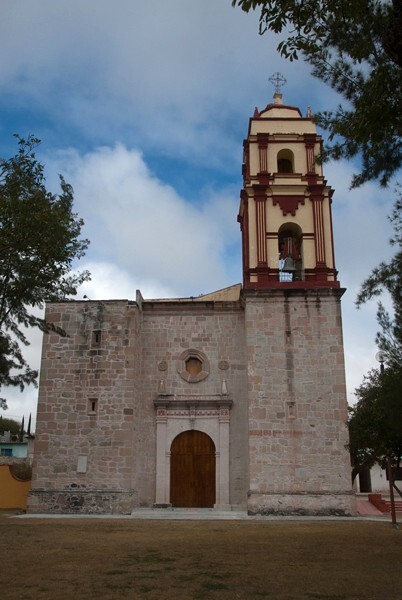 San Cristóbal, façade & bell-tower - San Cristóbal Suchixtlauca, Oaxaca