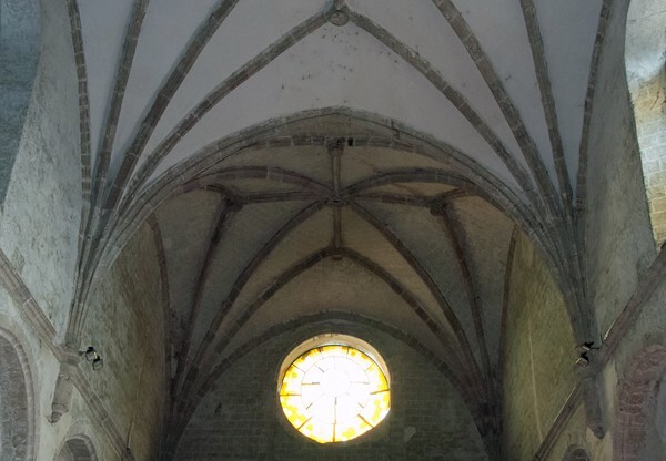 Santo Domingo, choir loft, rib vault & window+ - Oaxtepec, Morelos