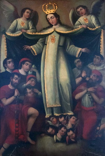 Santa Rosalía, nave painting, St. Rosalia - Ciudad Carmargo, Chihuahua