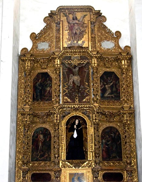 San Bernardino de Sena, S nave wall, La Soledad altar - Xochimilco, México