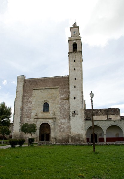 Façade & bell-tower - Façade, portería, atrial cross, lateral portal & capilla abierta