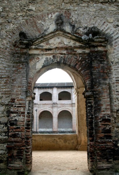 Santo Domingo, nave cloister portal - Tecpatán (ruins), Chiapas