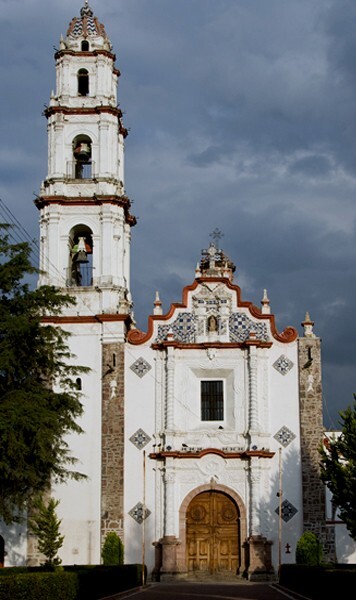 San Esteban, façade - Axapusco, México