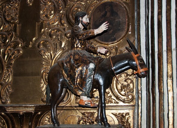 E transept, equestrian statue, St. Joseph - East Transept