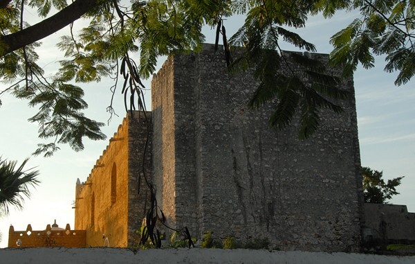 San Cosmé, apse - Sitilpech, Yucatán, San Cosmé